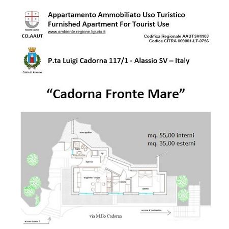 Appartement Cadorna Fronte Mare à Alassio Extérieur photo